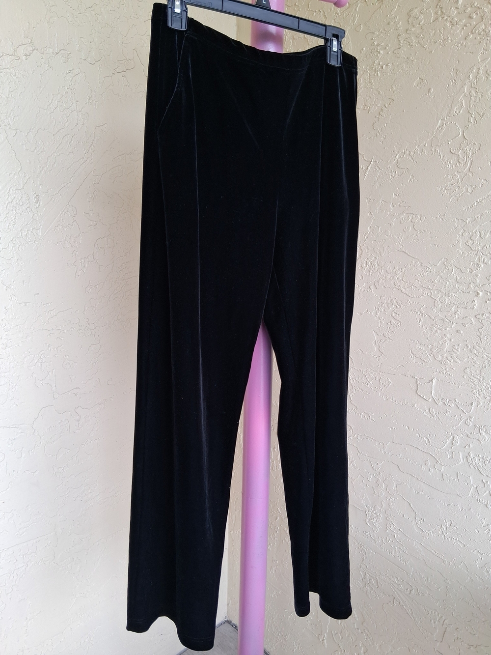 DKNY Black Velvet Pants